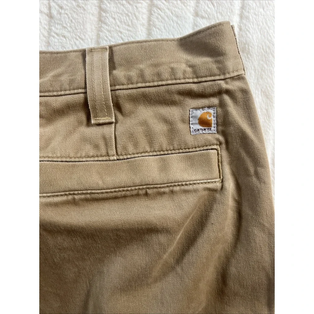 CARHARTT Field Khaki‎ Twill Pants Relaxed Fit 100095-253 Mens Size 40x30 Beige